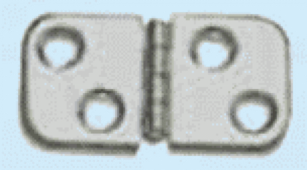 VA-Stahl Scharnier, poliert 60x32 mm