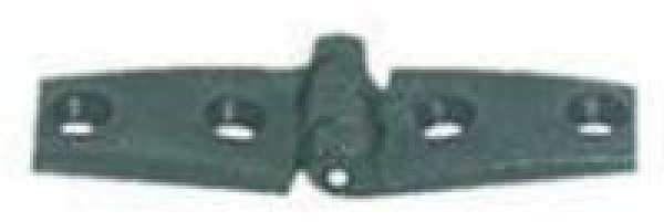 Scharnier verstärktes Nylon, schwarz 82x26 mm