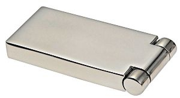Einbauscharnier AISI316, hochglanzpoliert 100x50mm