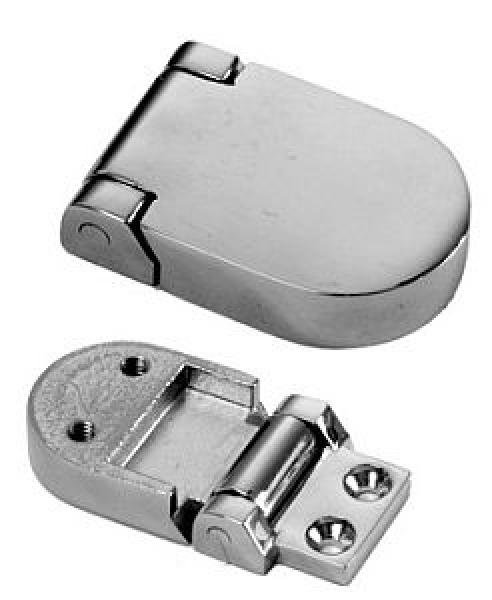 Scharnier AISI316, hochglanzpoliert 45x30 mm