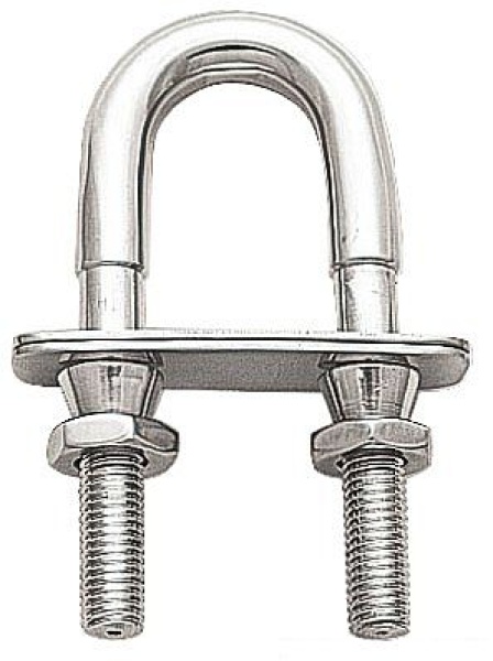 U-Bolzen m. Feststellmutter M8