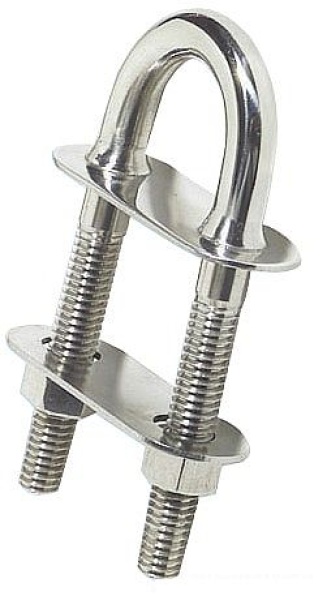 U-Bolzen Verbindungstk, konisch VA-Stahl 100x9,5mm