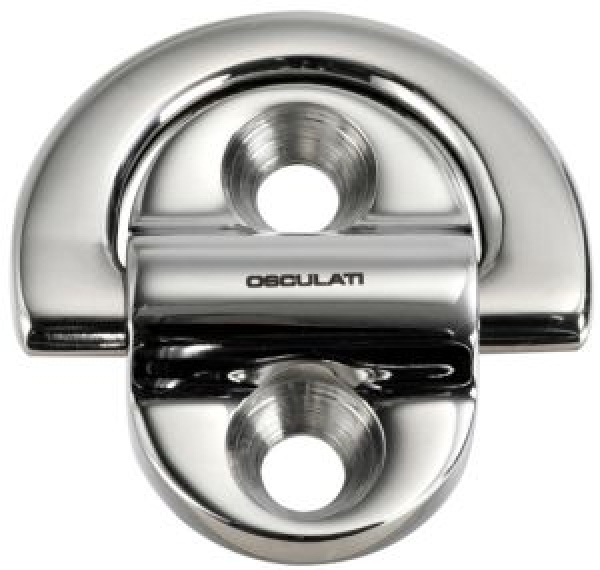 Klappbare Augplatte 45x45mm einzeln 6mm 2-Löcher Bruchl