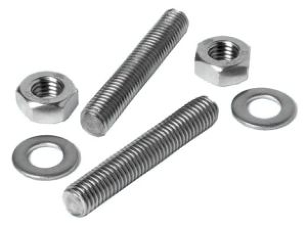VA-Stahl Stiftschrauben-Set f. Klampen 8x80 mm