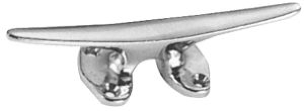 Klampe Messing, verchromt 100 mm