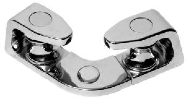 Eckige Lippklampe m. Rollen 110°