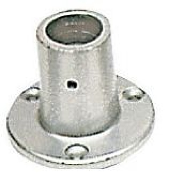 Relingsstützverbindung Sockel, rund 90° 30 mm
