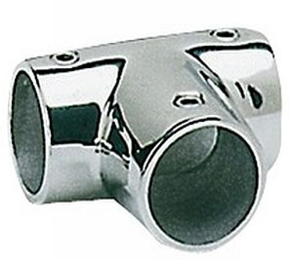 Relingstützenverbindung T-förmig 90° 22 mm