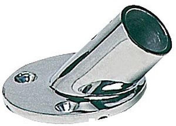 Relingstützverbindung, rund 45° 22 mm