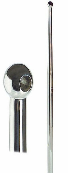 Relingstutz m. Drahtdurchlass AISI316 450 mm