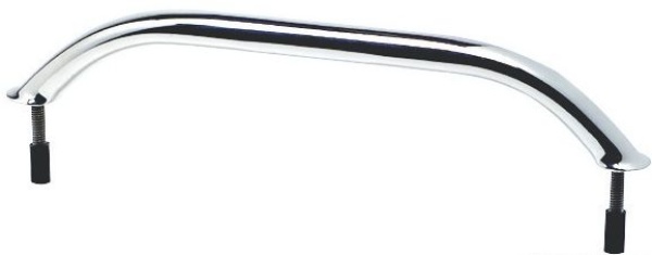 Handlauf ovales Rohr AISI316 Schrauben außen 610mm
