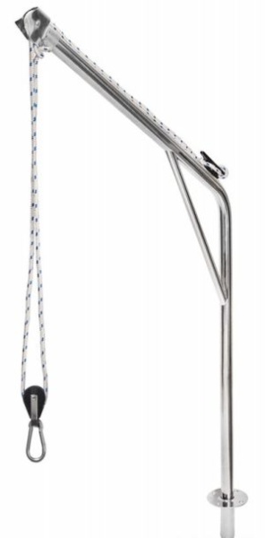 VA-Stahl Davit, drehbar