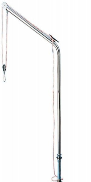 VA-Stahl Davit, schwenkbar 40 mm 125 kg paarweise