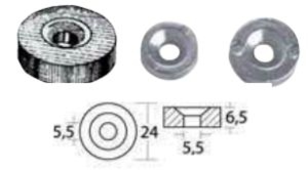 Aluminium-Ringanode 24x6,5