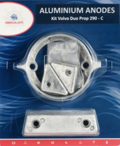 Anoden-Set f. Volvo-Motoren 290 DP Magnesium