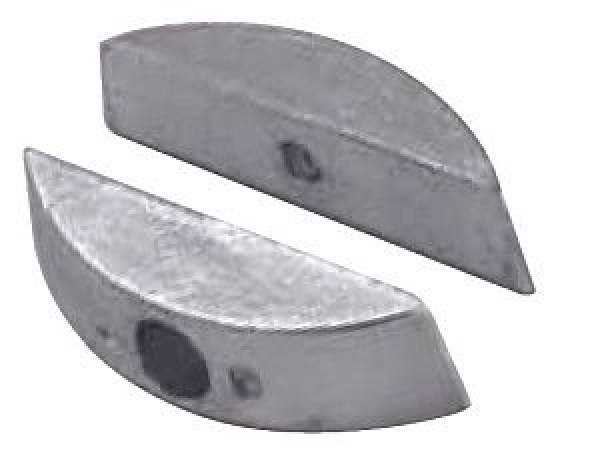 Paar Aluminiumanoden f. Faltpropeller