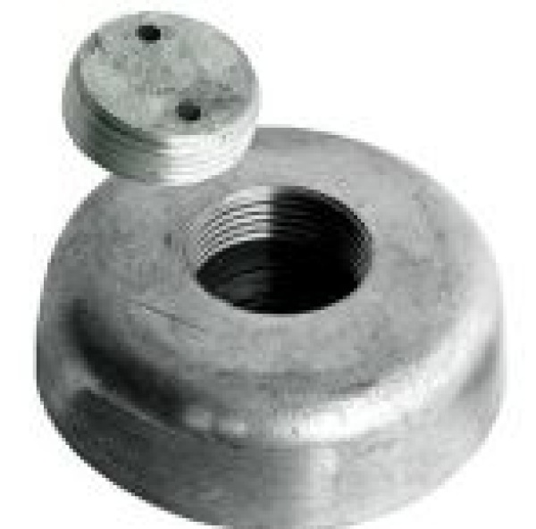Aluminiumanode m. versenkbarer Halterung Ø 135 mm