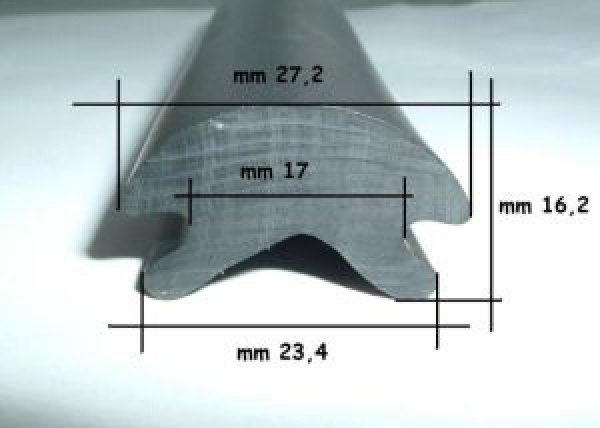 Keder PVC schwarz f.44.486.10