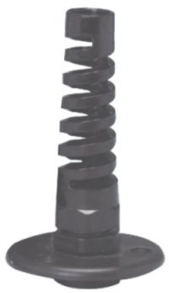 Schottenwand-Durchgang-Set Nylon schw Flange inox