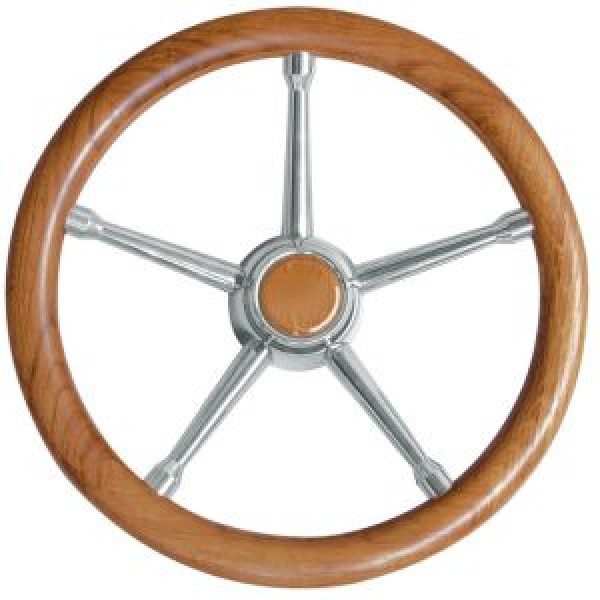 A Steuerrad Polyurethan weich teakho/VAStahl 350mm