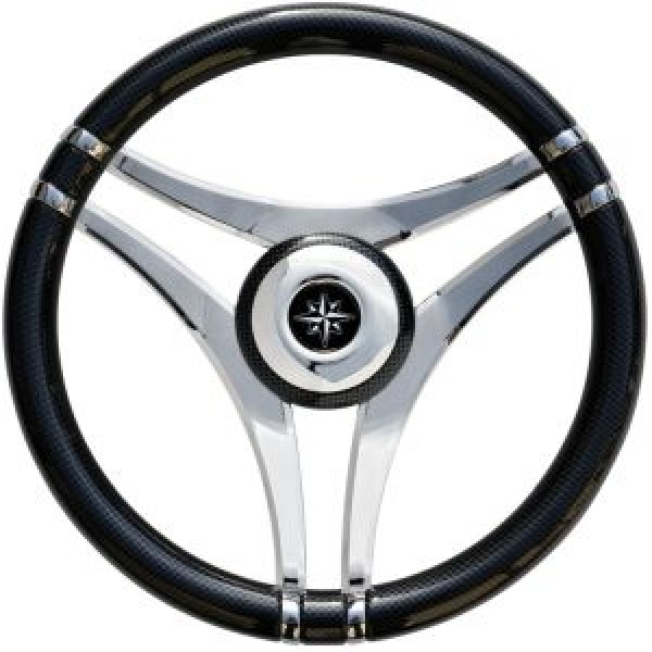 IMPACT Steuerrad carbon VA-Stahl Speichen Ø 350mm
