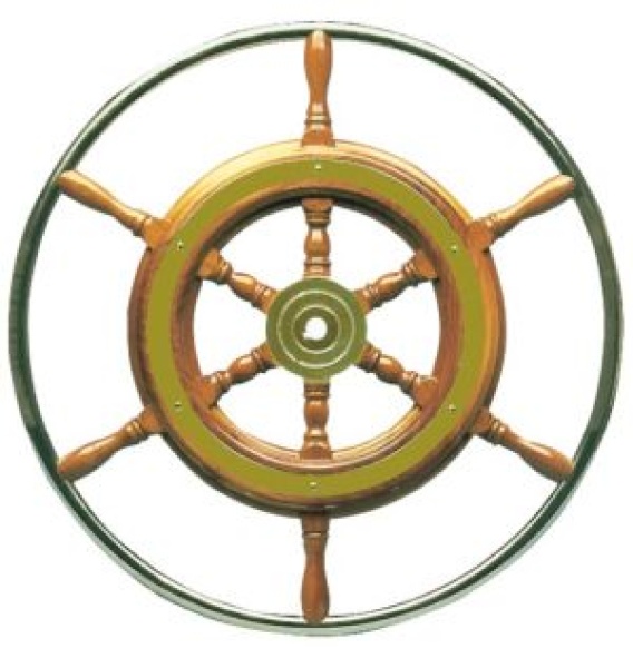 Ruder m. VA-Stahl-Außenring 52 cm
