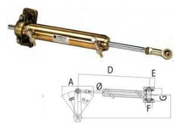 Hydraulikzylinder f. Innenborder UC 378-I