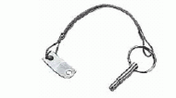 VA-Stahl-Plättchen u. -Kabel mit Federkugel