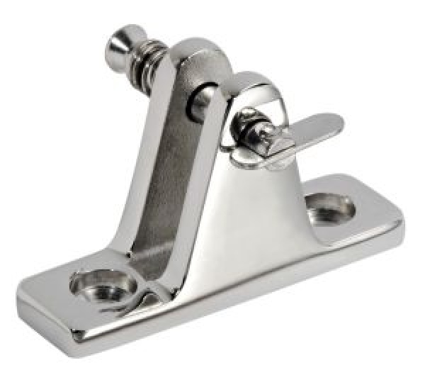Beschlag m.90°-Gabel m.Stift, ausziehbar Ø 20-25mm