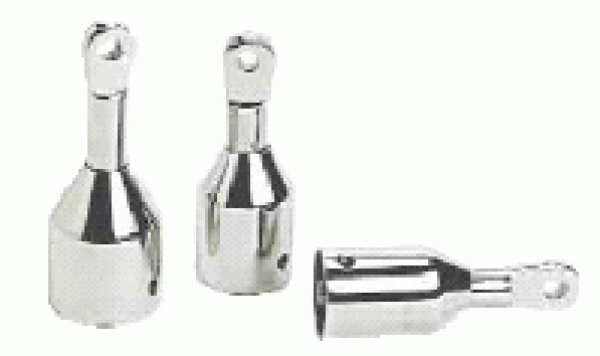 Endkappe AISI316 z..Rohrmontage 22 mm