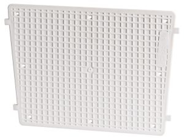 Heckschutzplatte, weiß 300x220 mm