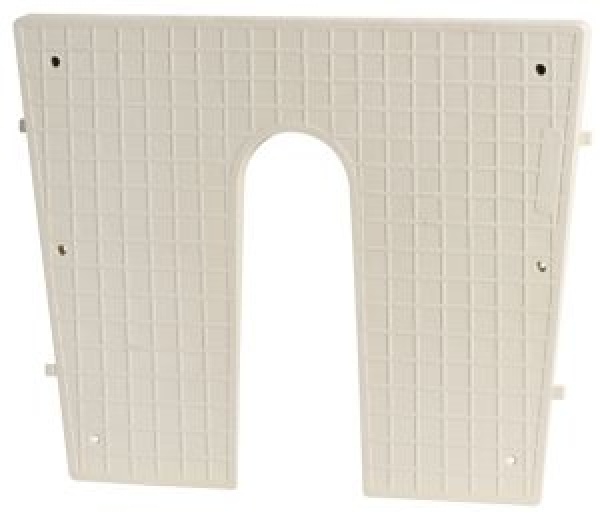 Heckschutzplatte RAL 9001 430x350 mm