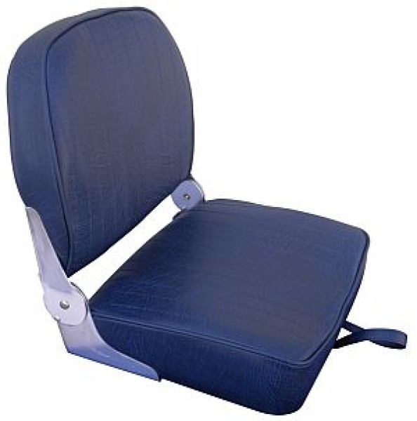 Sitz  klappbarer Rücklehne Polster Vinyl, navyblau