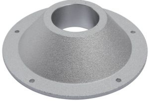 Sockel aus Aluminium, eloxiert poliert 48.418.21