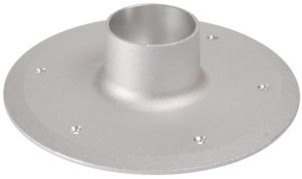 Ersatzockel aus Aluminium, eloxiert sandmatt Ø80mm