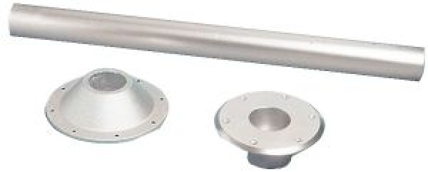 Tischfuß aus Aluminium, eloxiert Heavy Duty 70 cm