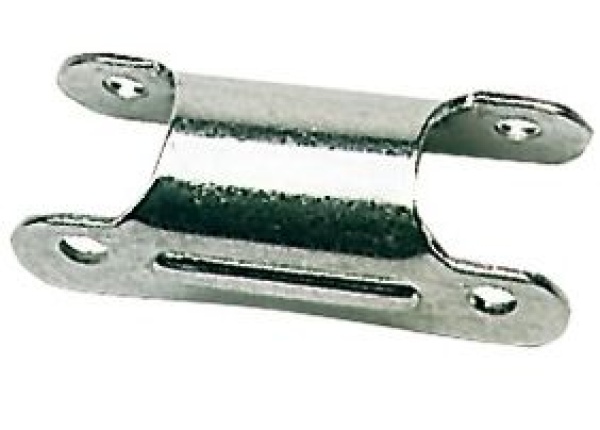 VA-Stahl Scharnier f. Leiter Rohr Ø 22 mm