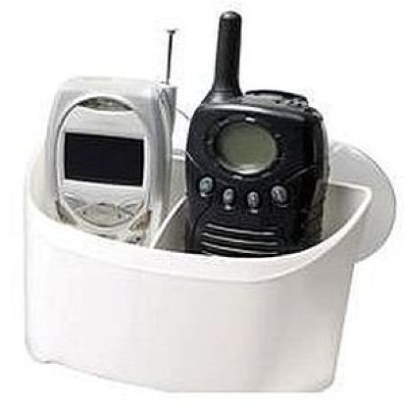 GPS/Handy-Halter aus Kunstoff, weiß