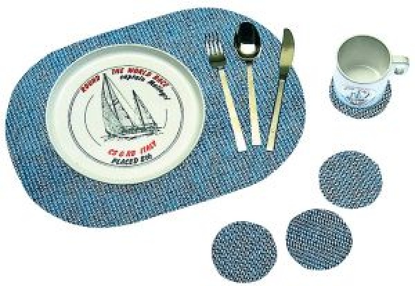 Anti-rutsch Tischset sandfarbig