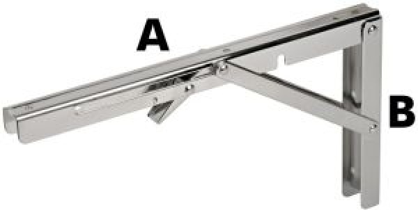 Arm f. Tisch, klappbar 303 x 165 mm