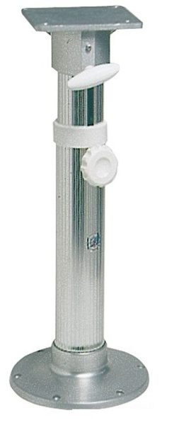 Drehbarer Stuhlfuß, ausziehbar poliert 45-62 cm