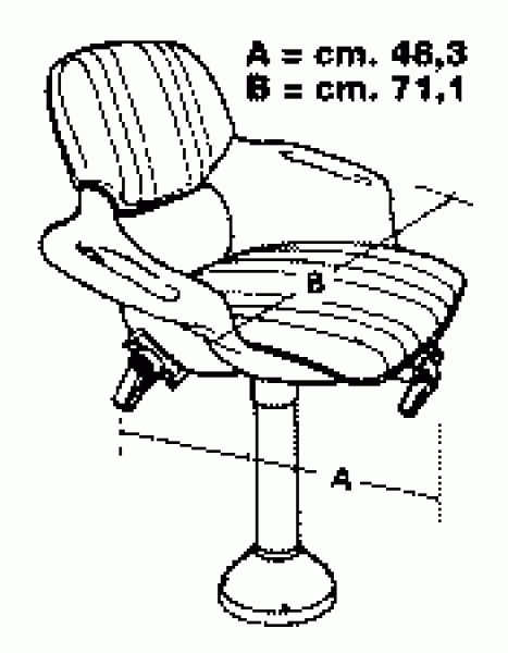 Schalensitz aus Polyethylen