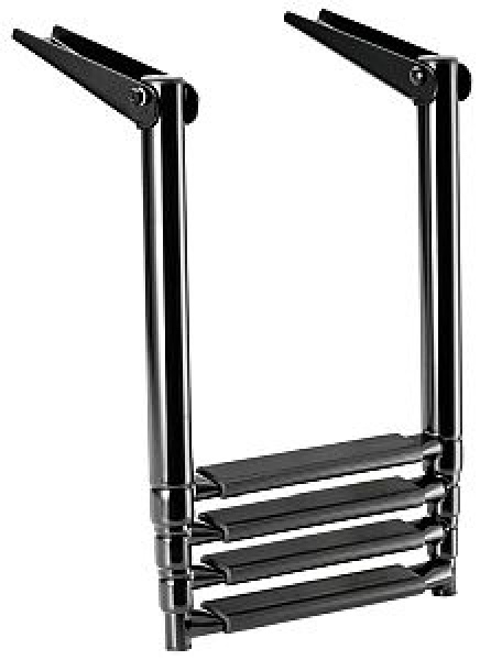 Ausziehbare Leiter f.Badeplattform AISI316 4Stufen