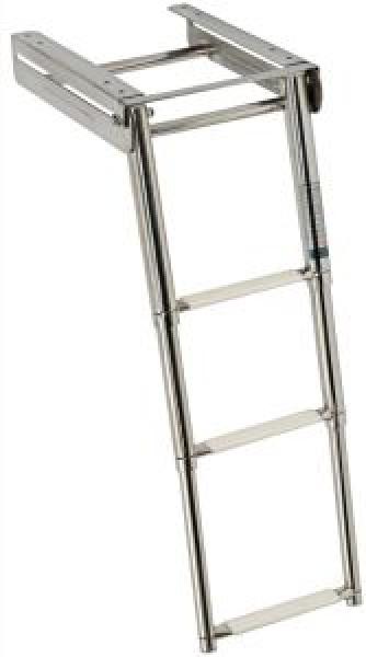 Teleskopleiter, klappbar stand. AISI316 3-stufig