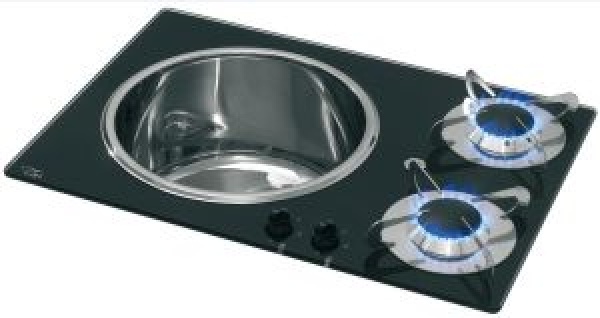 Kochfeld m Becken