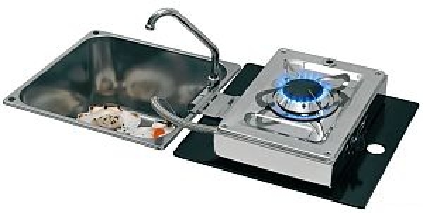 Einzuklappendes Kochen 1-Flamme rechteckig