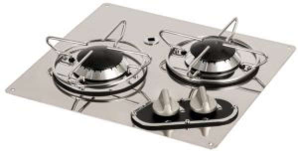 2-Flammen-Kochfeld 350 x 320 mm
