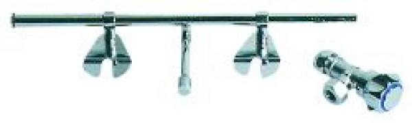 Bidet-Set aus Messing, verchromt 1 Hahn