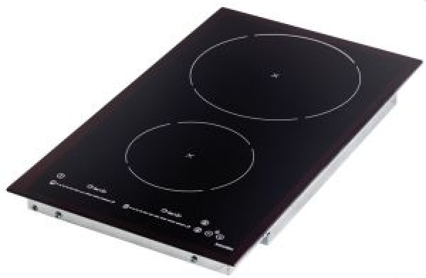 Glaskeramik-Induktionskochfeld 2 Herdplatten