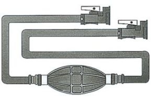 Treibstoffschlauch m. 2 YAMAHA Anschlüsse